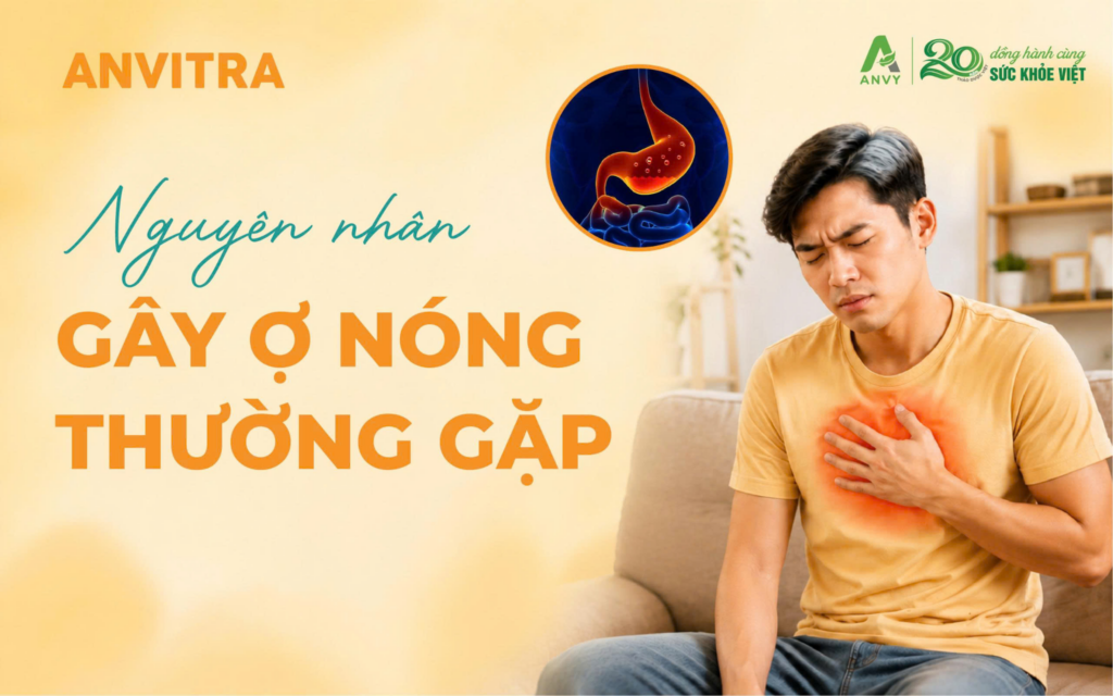 Nguyên nhân gây ợ nóng thường gặp