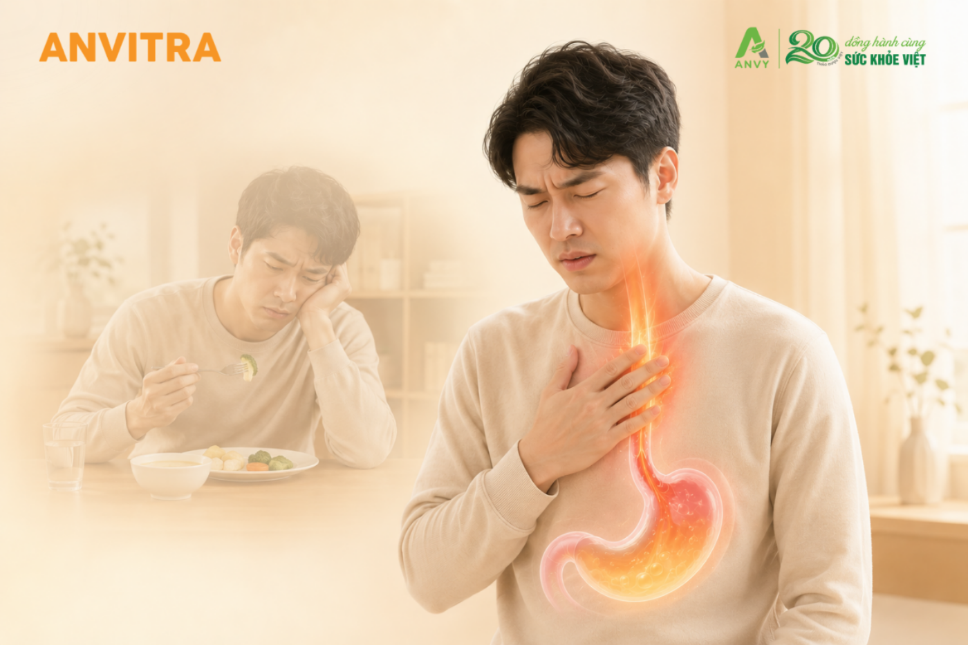 Vì sao người bị trào ngược cần chú ý đến chế độ ăn?