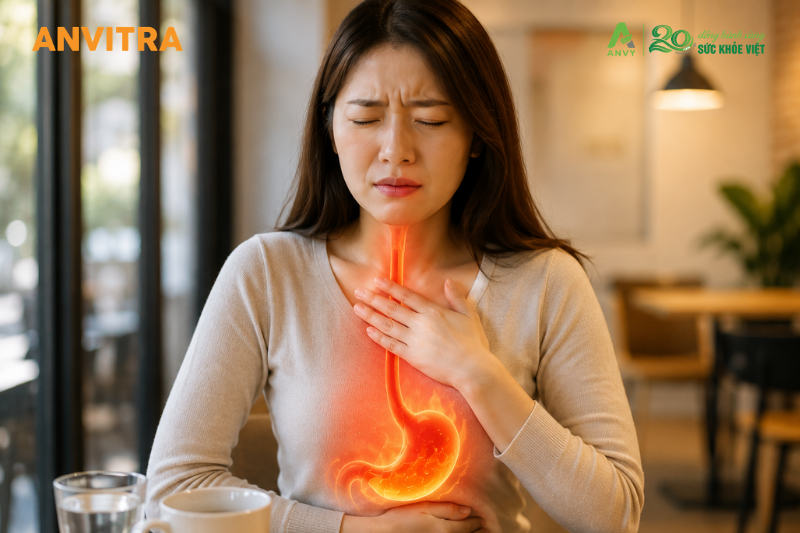 Vì sao lại xuất hiện cảm giác nóng vùng ngực?