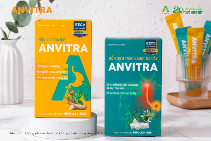 Hỗn dịch dạ dày Anvitra và Hỗn dịch trào ngược dạ dày Anvitra