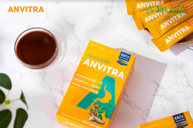 Hỗn dịch dạ dày Anvitra hỗ trợ điều trị dạ dày