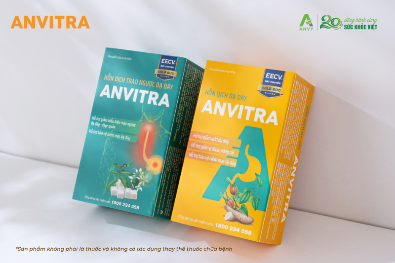 Anvitra không phải là thuốc và không có tác dụng thay thế thuốc chữa bệnh