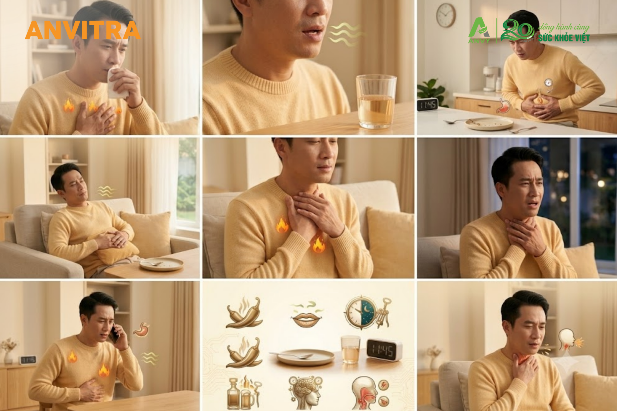 Ợ nóng có nguyên nhân do đâu