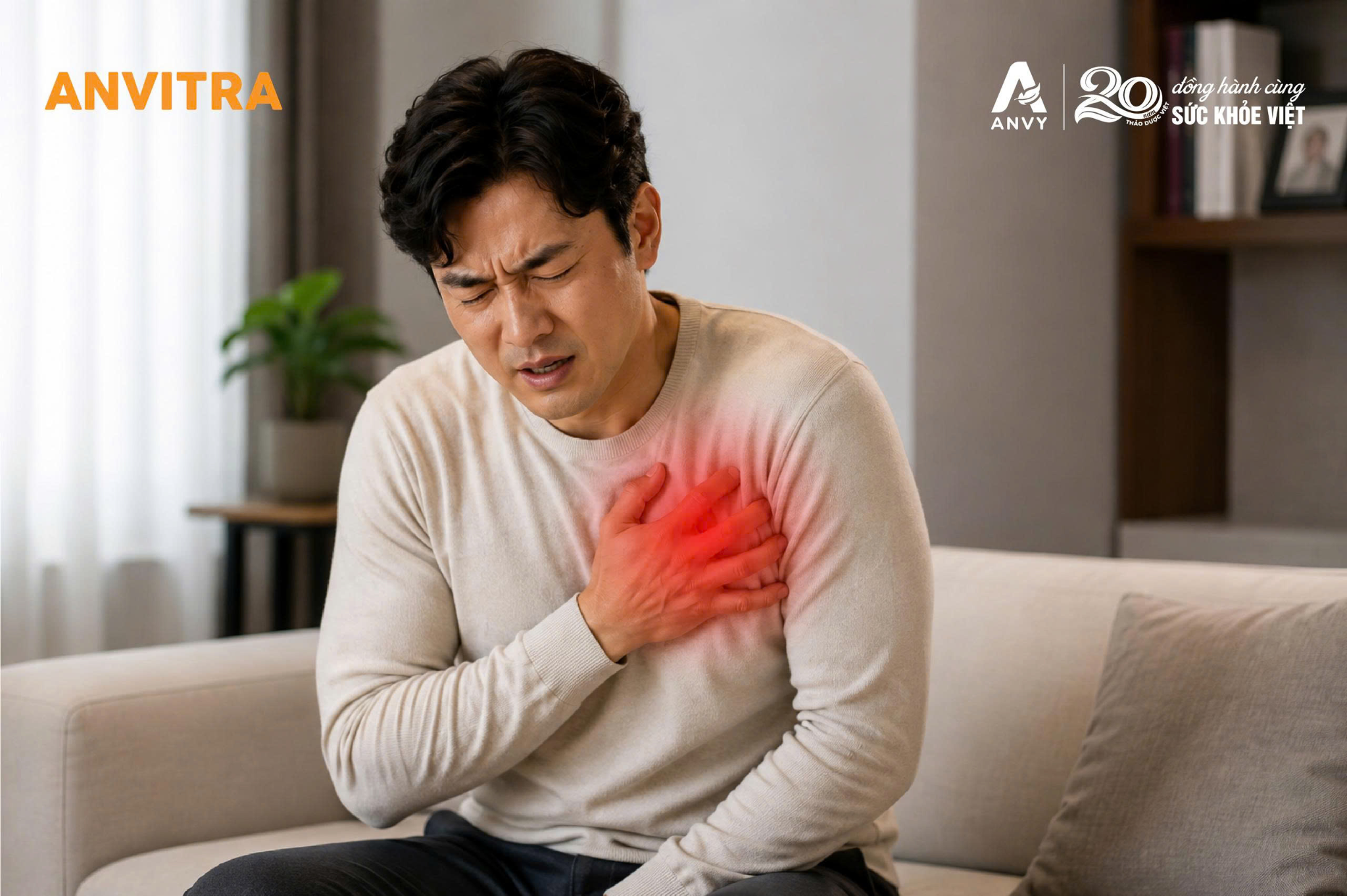 Đừng nhầm rát ngực với đau ngực do tim