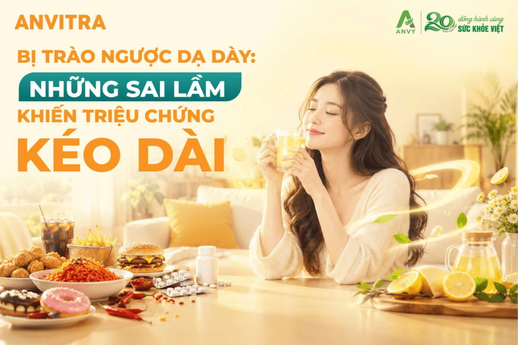Những sai lầm khiến triệu chứng trào ngược dạ dày kéo dài