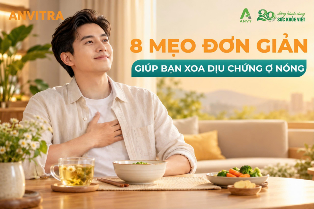 8 mẹo đơn giản giúp bạn xoa dịu chứng ợ nóng
