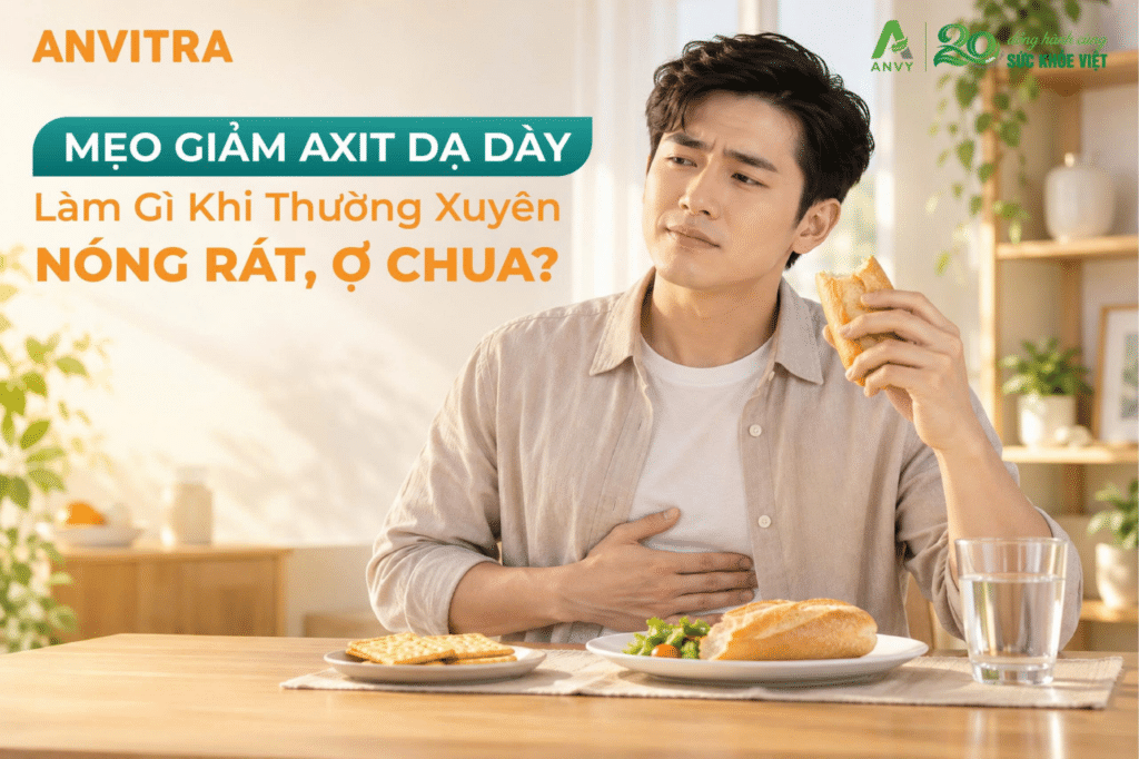 Mẹo Giảm Axit Dạ Dày: Làm Gì Khi Thường Xuyên Nóng Rát, Ợ Chua?