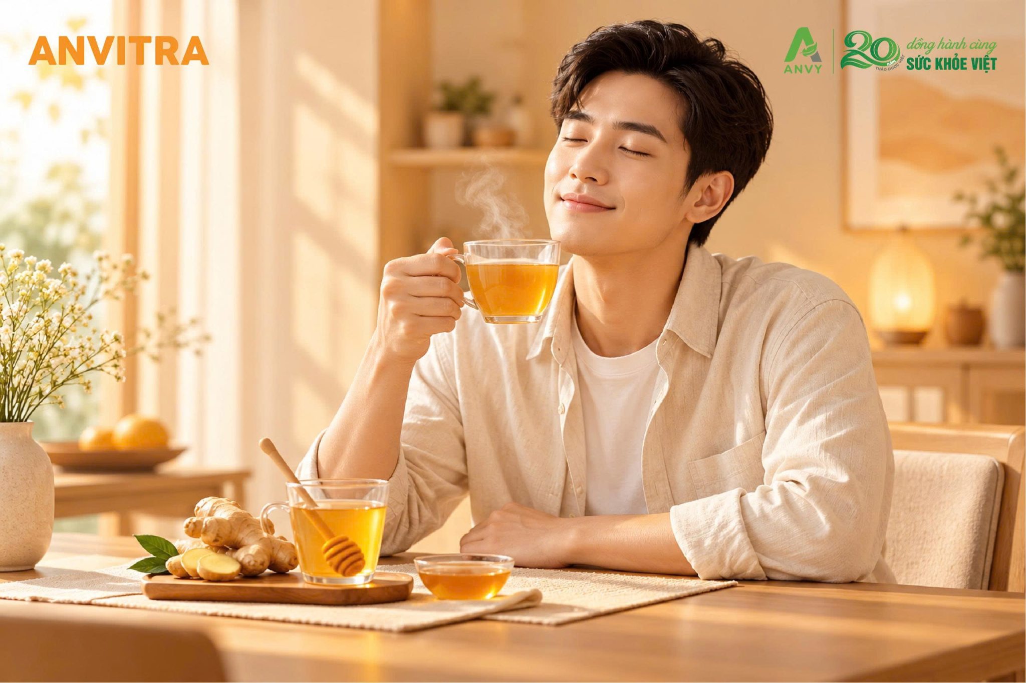 Gừng ấm giúp giảm bớt cảm giác nóng rát và đầy trướng bụng hiệu quả.